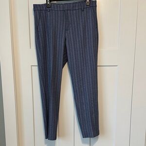 Liverpool Women's Navy Pinstripe Trousers